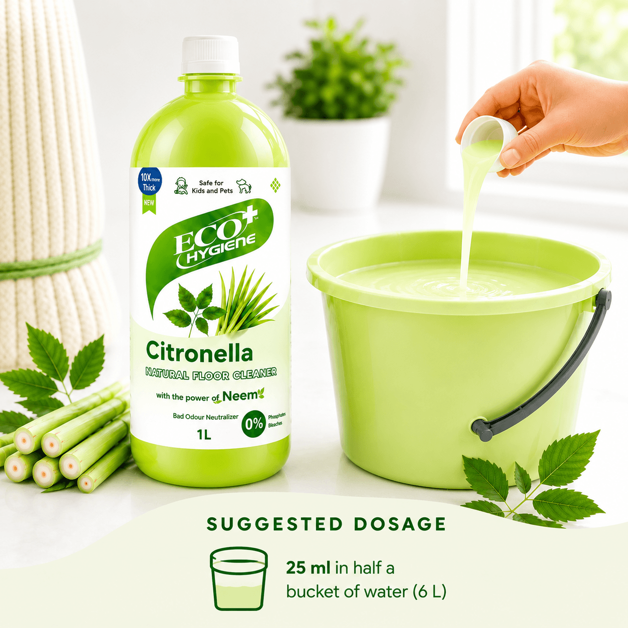 Natural Floor Cleaner - Citronella gallery image 3