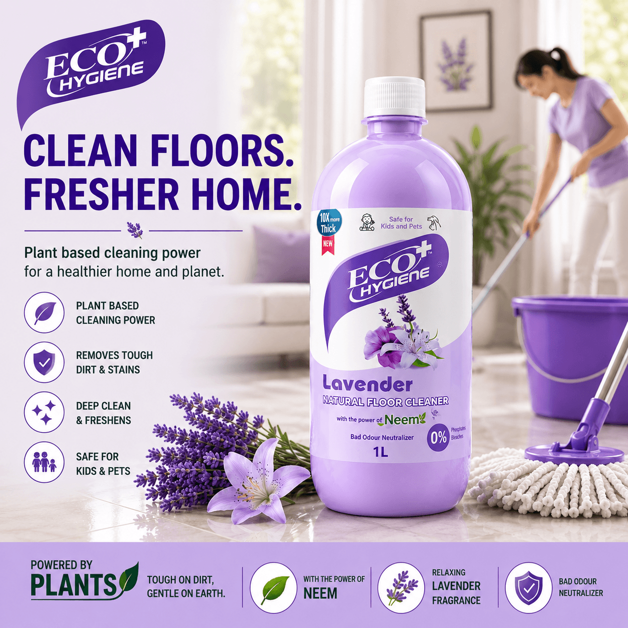 Natural Floor Cleaner - Lavender gallery image 2