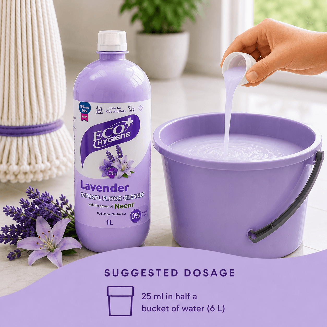 Natural Floor Cleaner - Lavender gallery image 3