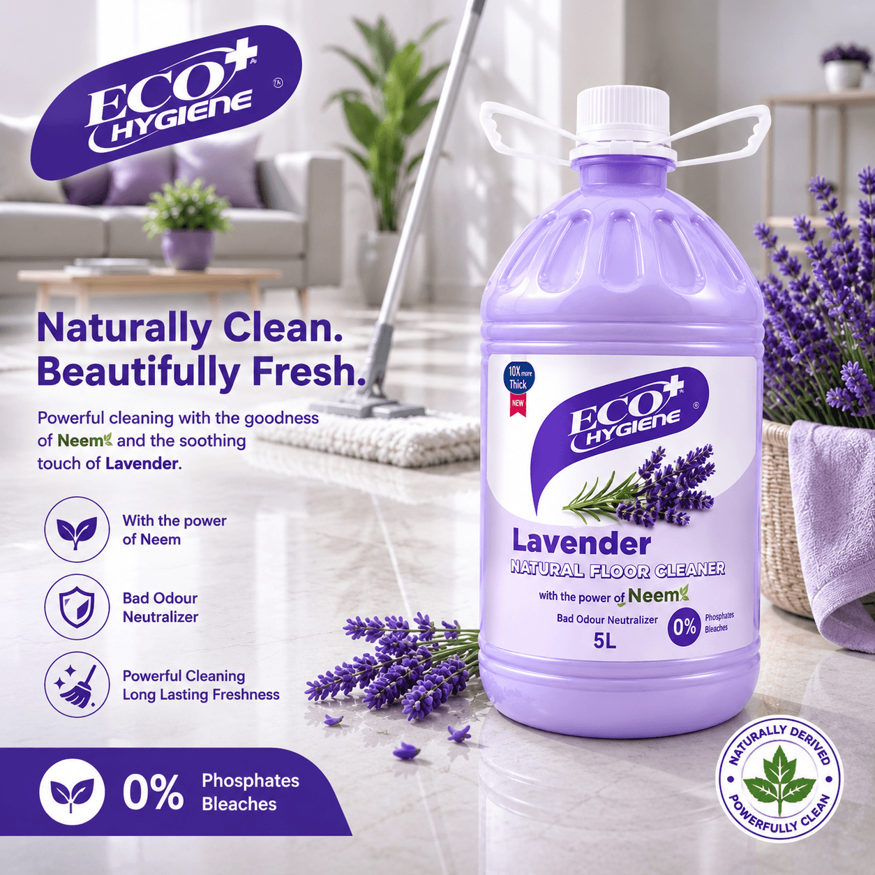 Natural Floor Cleaner - Lavender gallery image 6
