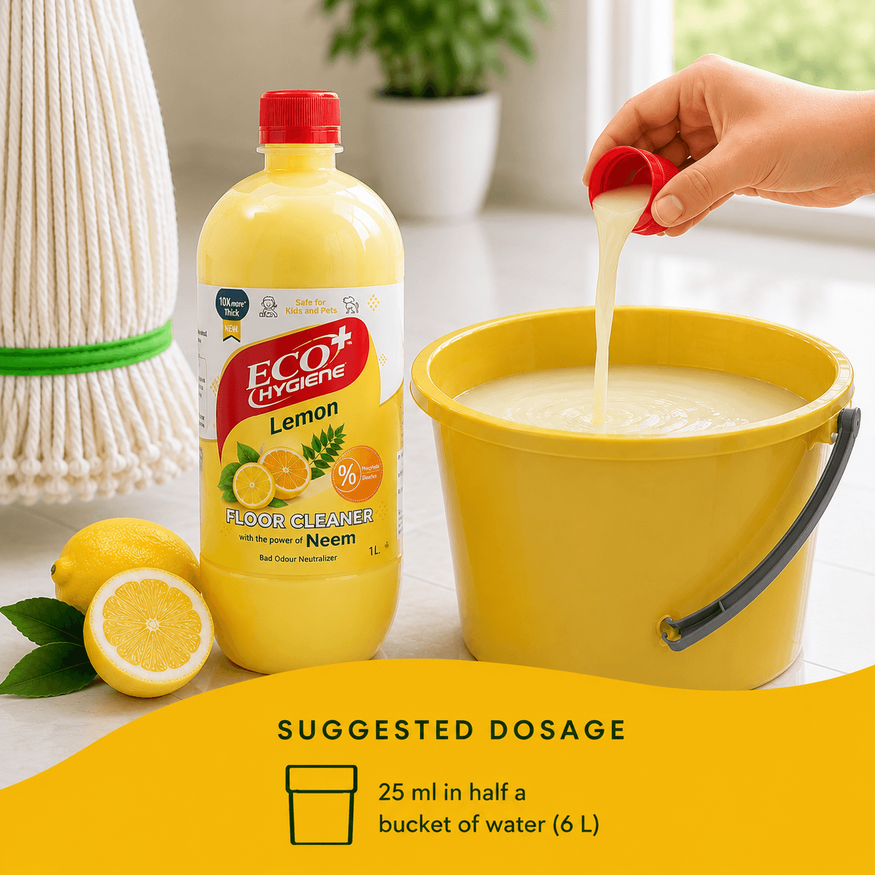 Natural Floor Cleaner - Lemon gallery image 3