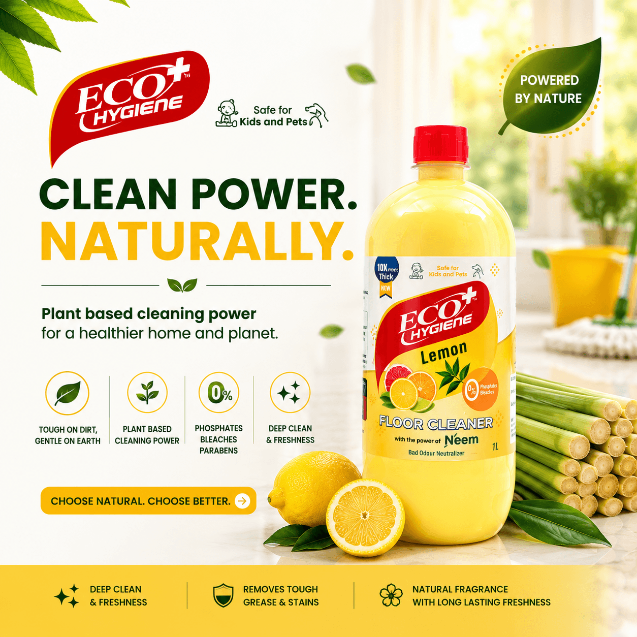 Natural Floor Cleaner - Lemon gallery image 6